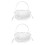 2Pcs Heart-Shaped Wedding Ring Pillow With Lace And Handle 6