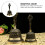 5Pcs Metal Hand Bell Decorative Copper Tabletop Bell For Home 10