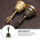 5Pcs Metal Hand Bell Decorative Copper Tabletop Bell For Home 11