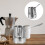 Sturdy Stainless Steel Coffee Jug With Handle And Scale 7