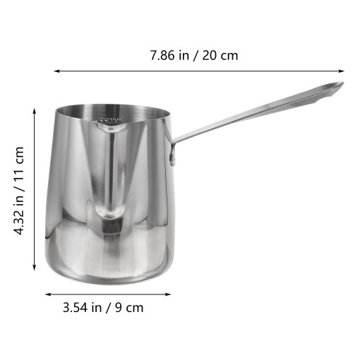 Sturdy Stainless Steel Coffee Jug With Handle And Scale 2