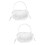 2Pcs Heart-Shaped Wedding Ring Pillow With Lace And Handle 8