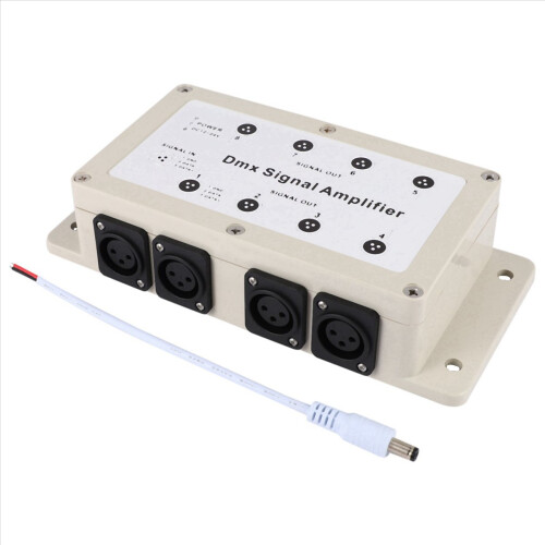 DC12-24V 8-kanals udgang DMX512 LED-controllersignalforstærker 1