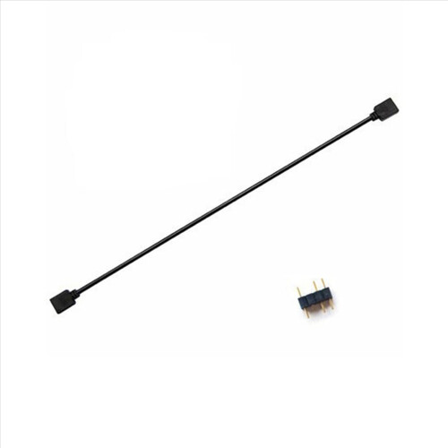 Cavo di prolunga 5V a 3 pin per hub splitter per computer, nero 1