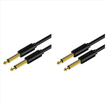 Cablu audio jack 6,5 mm PVC, cablu auxiliar jack 6,35 mascul la mascul, 0,5 metri