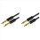 6,5 mm Jack lydkabel PVC 6,35 Jack han-til-han Aux-kabel, 0,5 meter 1