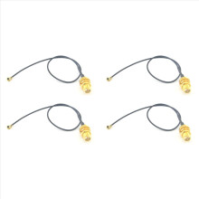 U.FL Mini PCI to RP-SMA Pigtail Antenna WiFi Cable Pack of 2
