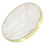 Natural Crystal Cup Coaster Round Smooth Table Mat For Daily Use 7