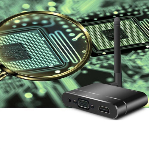 Trådløs Wifi HD VGA AV-skærmadapter til iOS Android 2