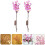4 Pcs Led Phalaenopsis Branches Tree Lights Purple Pink 11