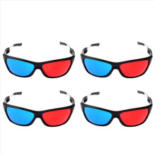Ochelari 3D în stil simplu, roșu-albastru / cyan, anaglif, joc de film 3D