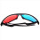 Red-blue / Cyan Anaglyph Simple style 3D Glasses(Extra Upgrade Style) 5