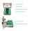 RJ45 Panel Mount Screw Terminal Adapter, RJ45/8P8C Panel Connector 2
