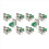RJ45 Panel Mount Screw Terminal Adapter, RJ45/8P8C Panel Connector 1