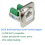 RJ45 Panel Mount Screw Terminal Adapter, RJ45/8P8C Panel Connector 5