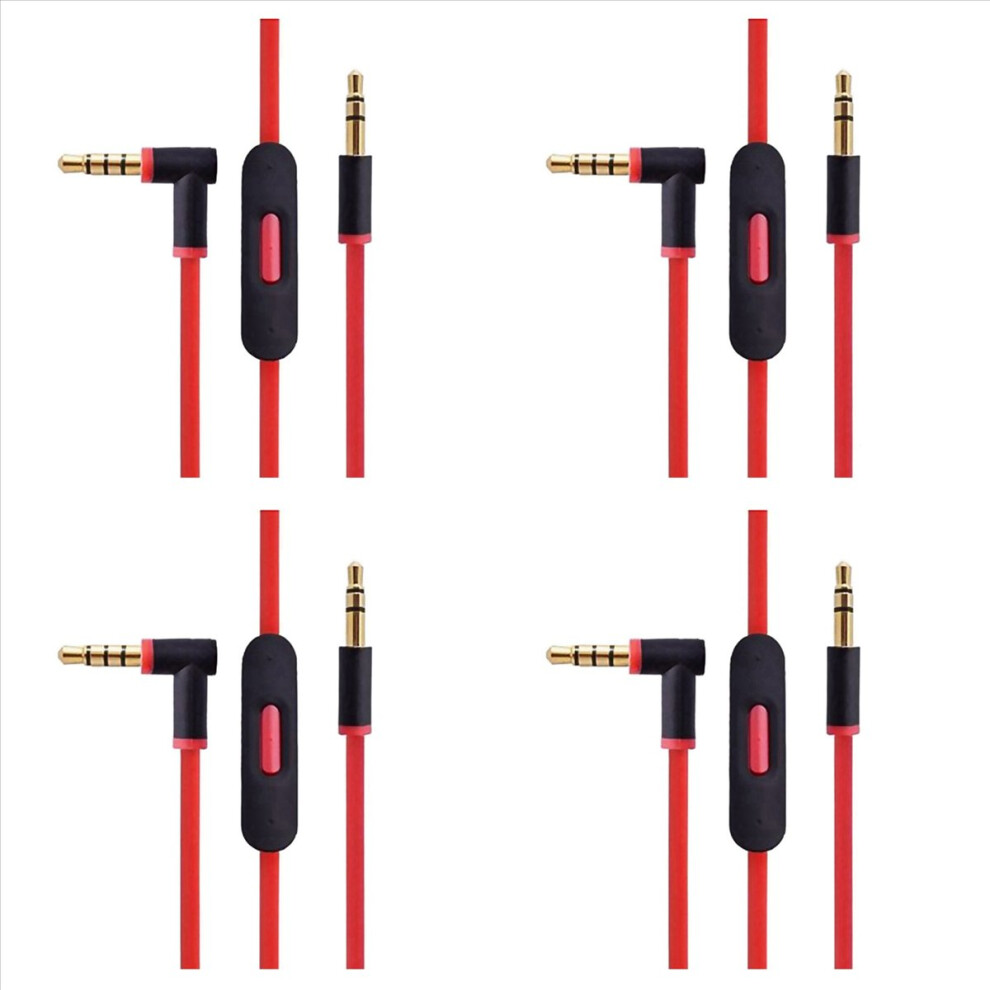 Audio Cable For By Headphones With Line Mic For Studio Red 4851431232180