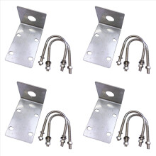 Stainless Steel Antenna Mount Bracket with U Style Bolts