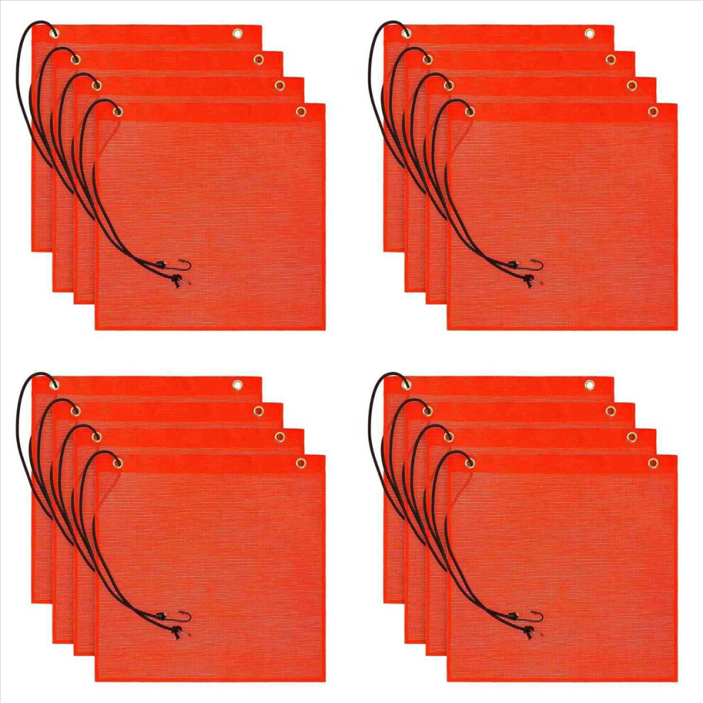 Bungee Safety Flag Good Visibility Weatherproof Flag With Grommets 4851431262651