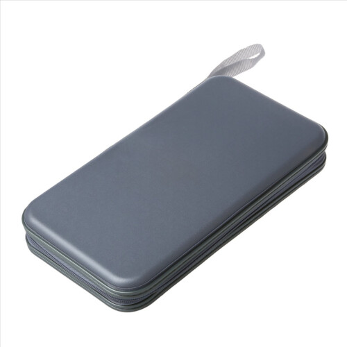 Estuche plateado para CD y DVD con 80 discos 1