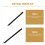 100Pcs Ball Head Stirrer Reusable Black Swizzle Sticks For Drinks 8