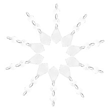 10pcs Crystal Glass Lamp Pendant Ceiling Light Decoration