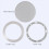 Ceiling Speaker Grille, 4-Inch Embedded Audio Speaker Grille(Silver) 3