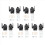 Universal Rotatable Speaker Wall Mount Stand Bracket 1 Pair 1