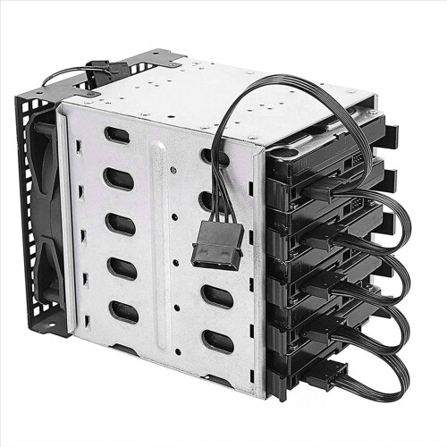 4-bens IDE 1 til 5 SATA 15-bens harddisk strømforsyningssplitterkabel 1