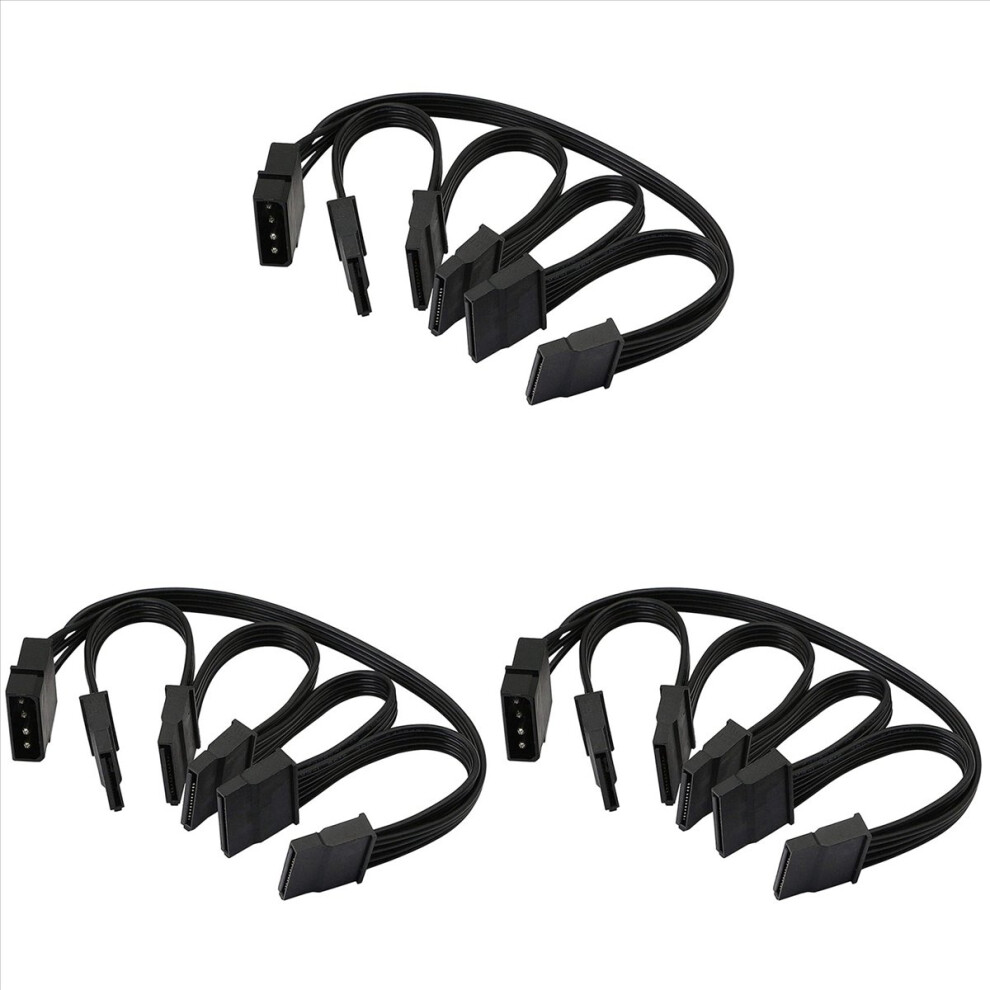 4Pin Ide 1 To 5 Sata 15Pin Hard Drive Power Supply Splitter Cable 4851431297325