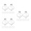 30 Pcs Clear Plastic Fillable Ornament Balls Light Bulb Shape 8