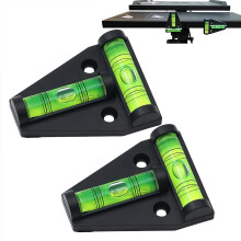 T Type Spirit Level Two-Pack Mini Bubble Level Cross-Check Spirit Level for Caravan and Motorhome Levellers