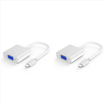 Adaptor USB C la VGA, adaptor tip C la VGA compatibil pentru Pro