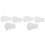 2 Pack Face Template Embroidery Templates For Mask Making Diy Tool 2