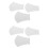 2 Pack Face Template Embroidery Templates For Mask Making Diy Tool 5