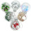 24 Pcs Clear Christmas Ball Tree Decor With Accessories 2