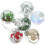 24 Pcs Clear Christmas Ball Tree Decor With Accessories 3