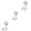 3 Pieces Shower Suction Holder For Showerhead Plastic Rotating Cup 5