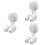 3 Pieces Shower Suction Holder For Showerhead Plastic Rotating Cup 6