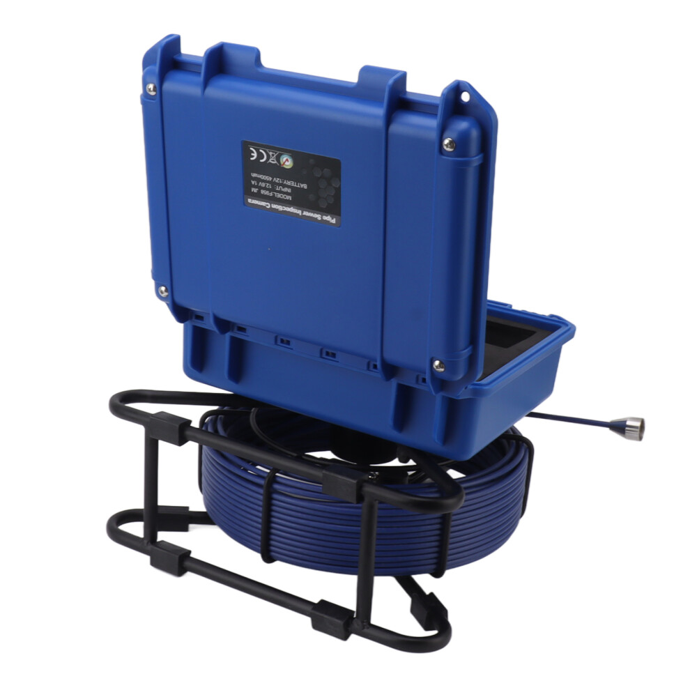 65ft Waterproof 1080P AHD Sewer Inspection Camera with 16GB Card-image-OPC-PKY9KJP-NEW