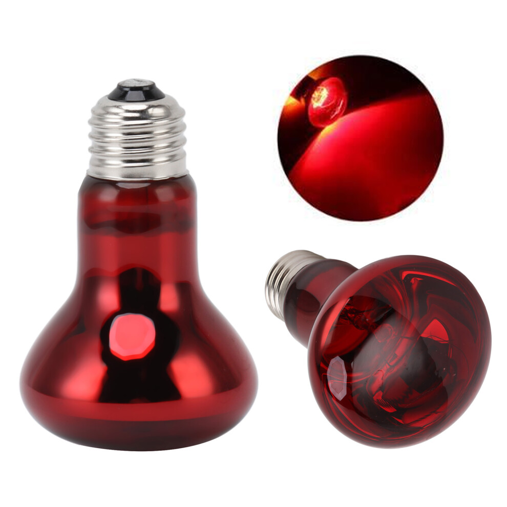 E27 Red Reptile Heat Lamp Bulb 110-120V Soft Warm Light-image-OPC-PKY9KR6-NEW