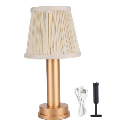 USB LED Table Lamp Fabric Desk Light Warm Light 5V