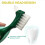 2 τεμάχια οδοντόβουρτσα Premium Hard Denture Brush, με πολλαπλές στρώσεις 7
