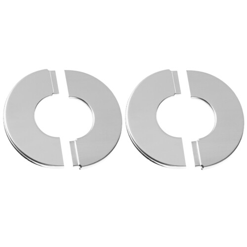 4 Split Flange Cover Covers Decorative Opening Silver 2