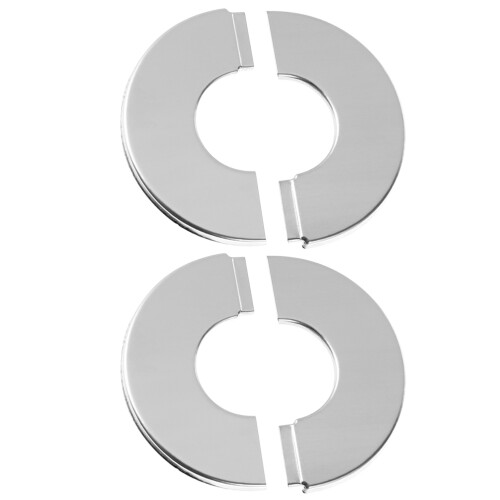 4 Split Flange Cover Covers Decorative Opening Silver 1