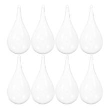 3 Pack Clear Empty Christmas Ornaments Balls Fillable Transparent