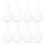 3 Pack Clear Empty Christmas Ornaments Balls Fillable Transparent 1