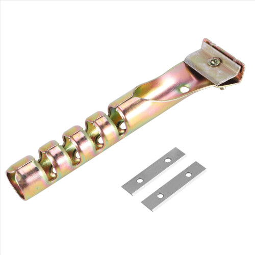 Paint Scraper with 2PCS Double-Sided Blades for Removing Grout, Paint 2