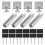Solar Panel Mount Bracket with Mid for Trapezoidal Roof 30mm 3