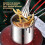 Frittiertopf Fritteuse Topf mit Korb Edelstahl Fritteuse 7