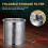 Frittiertopf Fritteuse Topf mit Korb Edelstahl Fritteuse 4